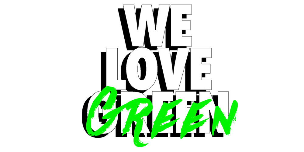 Logo We Love green